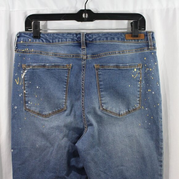 Social Standard by Sanctuary High Rise Skinny‎ Splatter Jeans - Picture 5 of 7